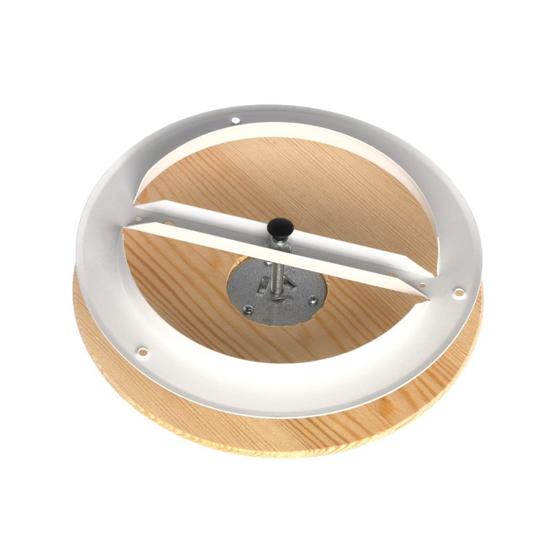 Diameter 160 mm Wooden Disc Valve Exhaust and Supply Air