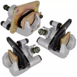 Celox For Yamaha Kodiak 450 YFM450 4X4 2003-2004 Front and Rear Brake Caliper w/ Pads