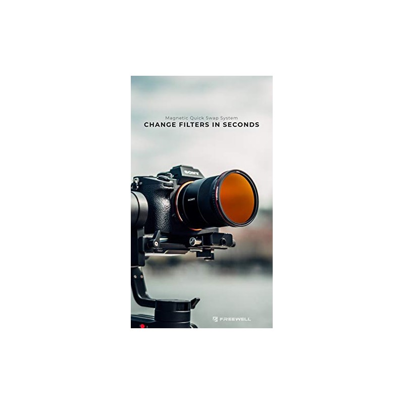 Freewell Magnetic Quick Swap System 62mm Gold Streak Anamorphic Effect