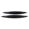 2pcs Carbon Fiber Headlight Eyebrows Left Right Glossy 3K Twill