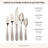 MACKENZIE-CHILDS 5-Piece Flatware Set, Cute Silverware Set with Salad Fork,