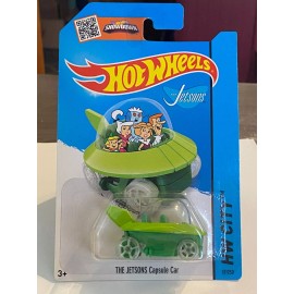 Hot Wheels 2013 HOT WHEELS HW CITY THE JETSONS CAPSULE CAR - GREEN - 57/250