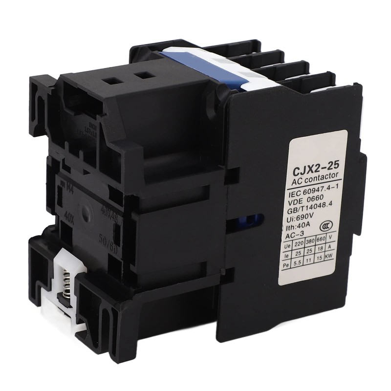 AC Contactor AC 380V 25A Motor Contactor Copper Coil 3P