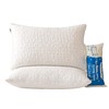 RGTIME Shredded Memory Foam Pillows, King Size Set of 2,Adjustable