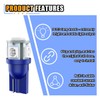 smilfuy 10PCS T10 194 168 LED Light Bulbs, Dash Lights