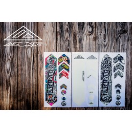 Azonic Frame Guards Kettenstreben Rahmen Schutz Fahrrad MTB Mountain Bike Dekor Downhill Enduro L, 3810-00, Farbe Crank