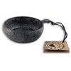 KUPILKA 3728029 Outdoor Camping Tableware Plate, Wooden, Black (BK)