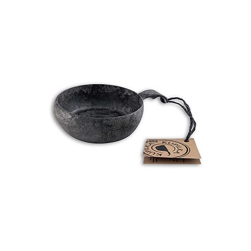 KUPILKA 3728029 Outdoor Camping Tableware Plate, Wooden, Black (BK)