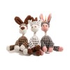 Stuffed Squeaky Plush Dog Toys - Adorable Animal Designs with