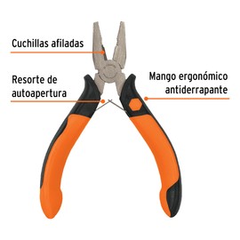 TRUPER PM-PE4 Lineman's Pliers, Comfort Grip 4 3/4" (12cm)
