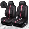 CAR PASS 3D Air Mesh Seat Covers for Car, Leather