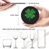 St Patrick's Day Shamrock Coasters Set of 6, Drink Coasters