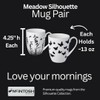 McIntosh Meadow Silhouette Fine Bone China (13 oz.) Set of