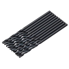 Draper 10pcs Black HSS Drill Bit, 2.5mm x 57mm - 08819 - for Metal, Wood and Plastic