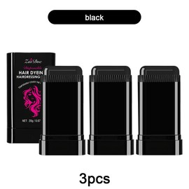 NEW Hair dye comb Disposable-Buy 2 get 1 hairline powder ,Easy to Color, Portable for Quick Touch - Ups, Covers Gray Hair, Resists Fading and Clumping:_3PCS-NEW-01#BLACK