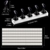2 Sets Acrylic Nail Art Holder Practice Display Stand with