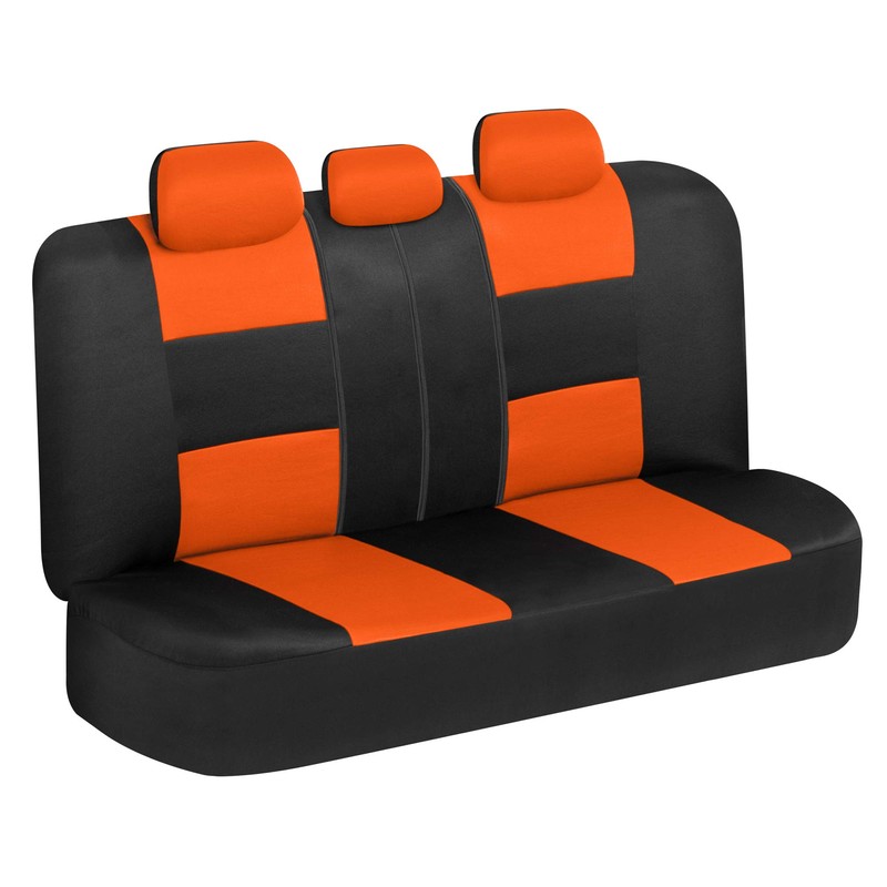 BDK PolyPro Car Seat Covers Full Set in Orange on