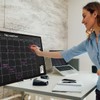 TORASO Calendar Chalkboard, 18 x 24 inches, Magnetic Surface Black