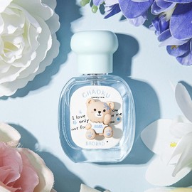 Cute Bear Design Perfume,1 Count Long Lasting NaturalLight Fragrance for Women, Daily Use Fragrance for Women & Girls - Scent: blue