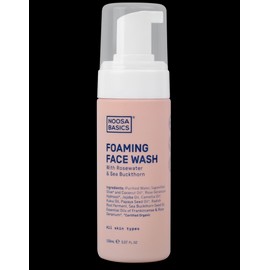 Noosa Basics - Foaming Face Wash with Rosewater and Sea Buckthorn - All Skin Types (150ml)