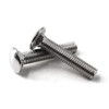 M8x40 Carriage Bolts 304 Stainless Steel Square Bolts (Pack of