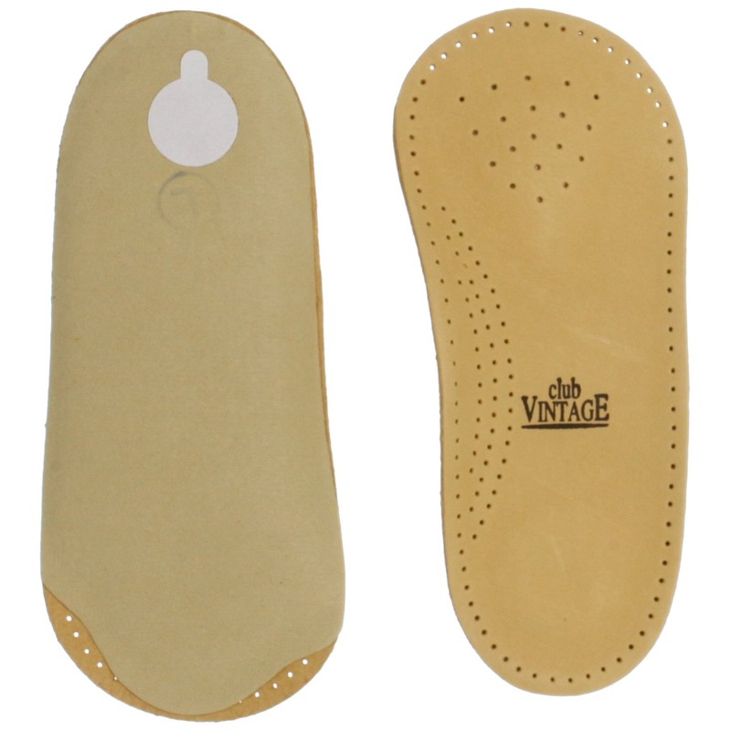 Club Vintage Sheep Leather 63635 Men's Insole, Triple Arch Support