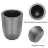 sourcing map Silicon Graphite Crucible,2.6kg Crucible Copper Casting Cup Metal