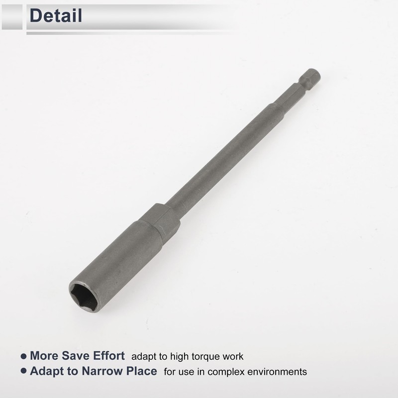 RATCHROLL 1pcs Impact Socket 150mm Hardware Tool 6 Point 10mm