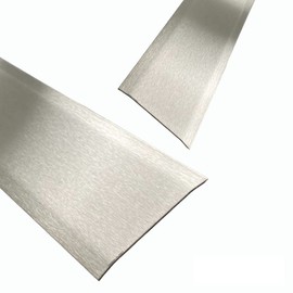 Transition Profile Brushed Stainless Steel 900 mm Stainless Steel Transition Profile 55 mm Inside Leg Dimensions Made of Stainless Steel k240 Polished 0.8 mm Thick Transition Strip Floor Strip