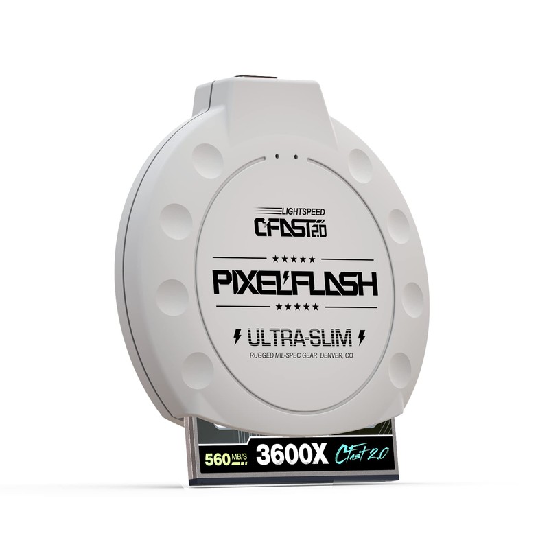 PixelFlash CFast Card Reader (Type-C, White)