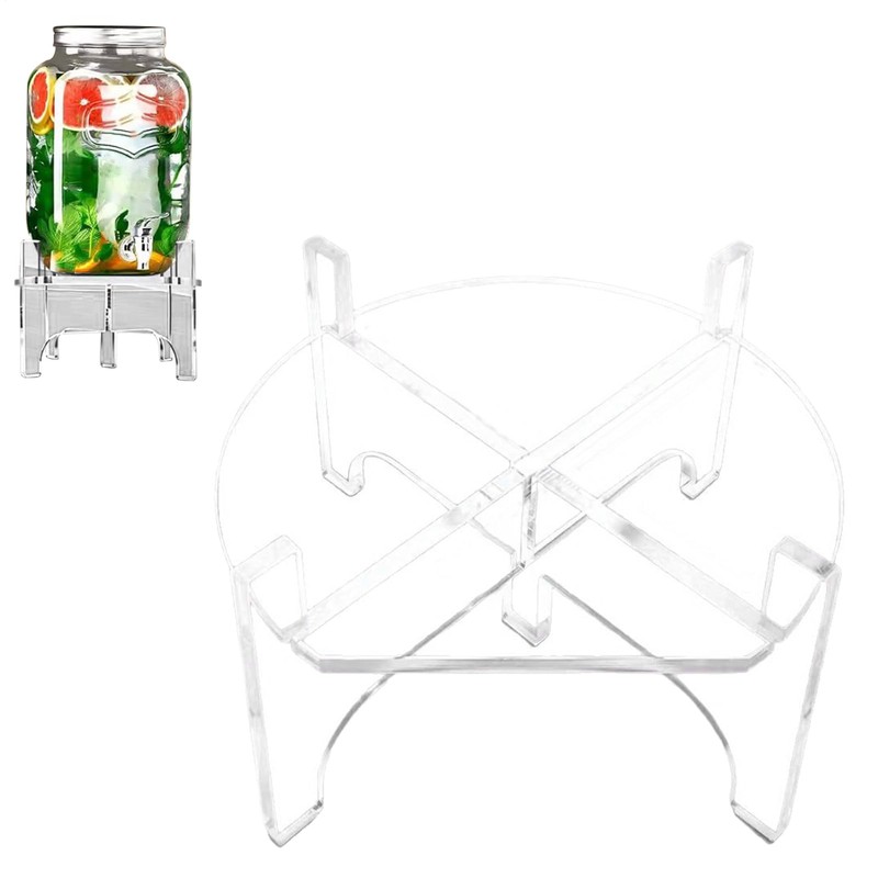 Water Dispenser Stand | Juice Container Holder Acrylic Sturdy Base