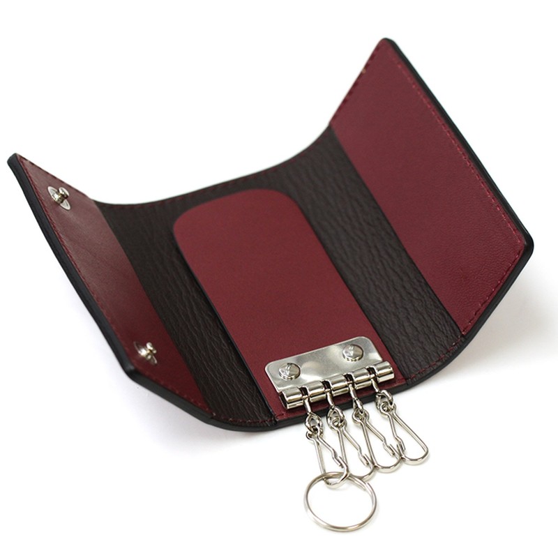 Kawashoku Ninkan Sapporo Leather Craftsman Museum, 4 Row Key Case,