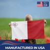 Malta Outdoor Flag (2x3ft) by DreamController - Durable, Fade-Resistant Polyester,