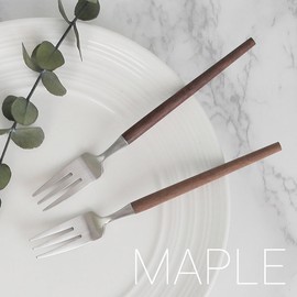 Golden Bell Maple Tea Fork 1P / 골든벨 메이플 티포크 1P
