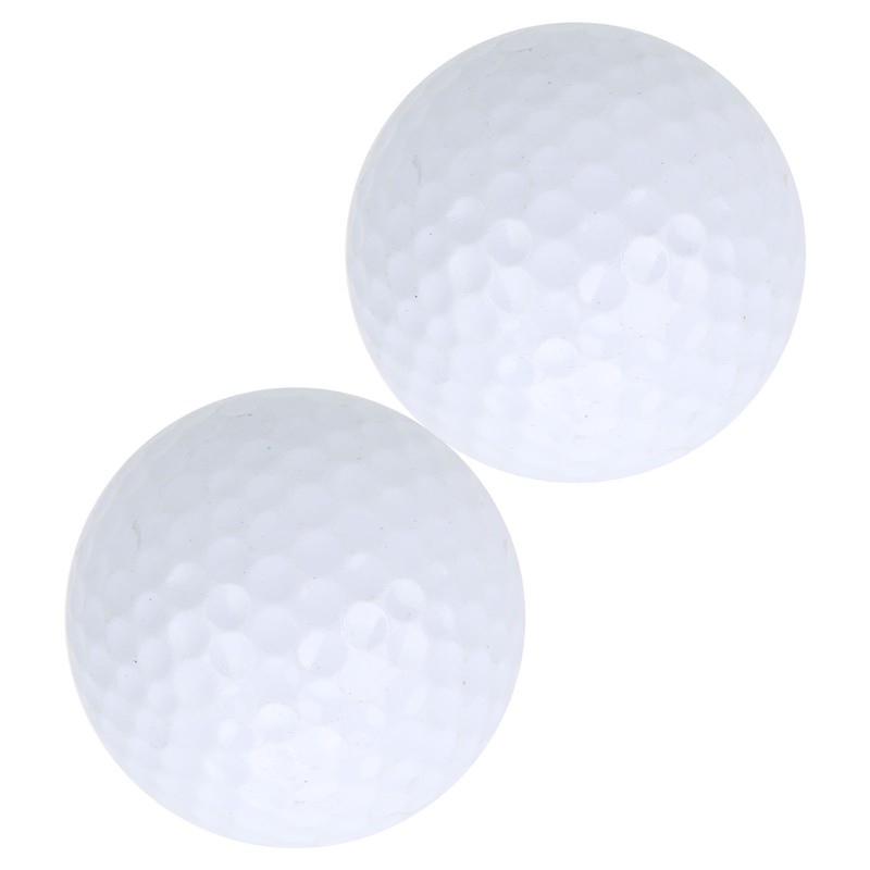 10Pcs Double Layer Golf Practice Balls Soft Putting Training Balls