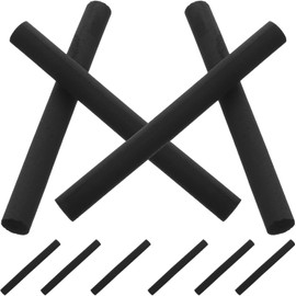 ibasenice 10 Unidades Palitos de Moxa sin Humo Hechos a Mano, Rollos Naturales de Papel Negro para Moxibustión Casera Quemado Suave y Terapia Tradicional