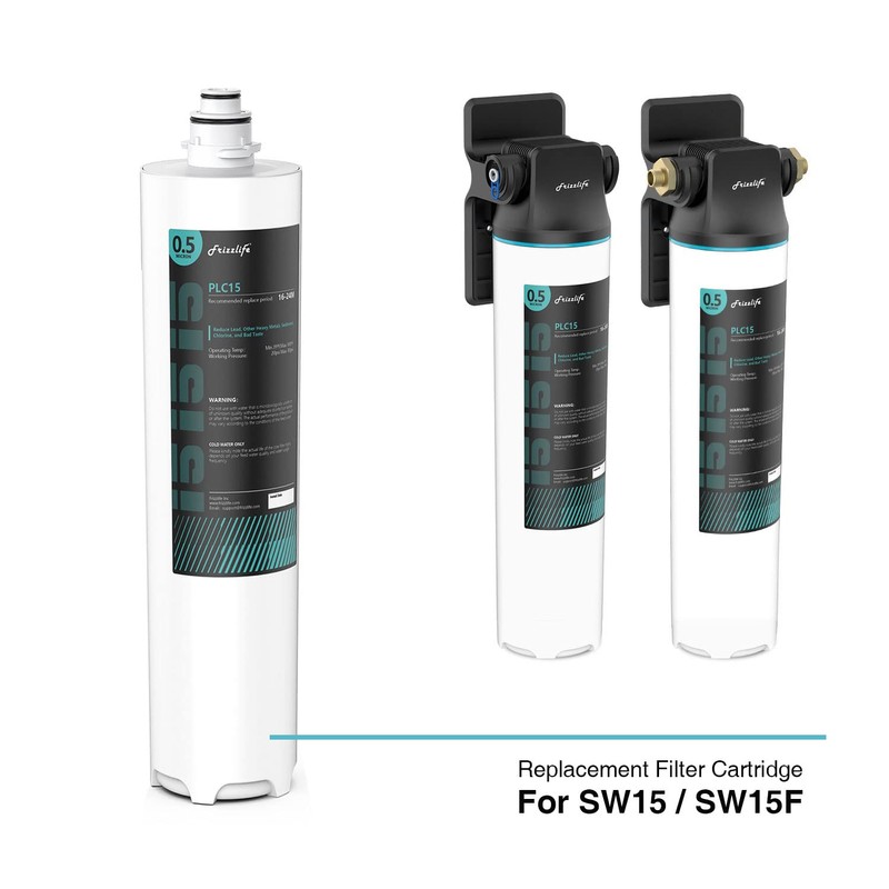 Frizzlife SW15-HF Replacement Housing Kit with PLC15 Filter Cartridge Inside