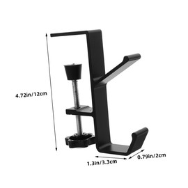 ULTECHNOVO 4pcs Garland Hook Heavy Garland Stocking Hanger Mantle Christmas Home Mantel Stocking Hangers Fireplace Duty Indoor Faux Hooks Decoration Garlands Before Black Aluminum Alloy