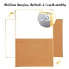 ARCOBIS Cork Board White Board Combo, 36 x 24 Inch