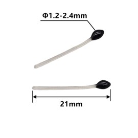 50 Pcs Crab and Shrimp Eyes Fly Tying Materials Crab Eyes Shrimp Eyes Fly Tying Eyes for Tying Saltwater and Pike Fishing Flies