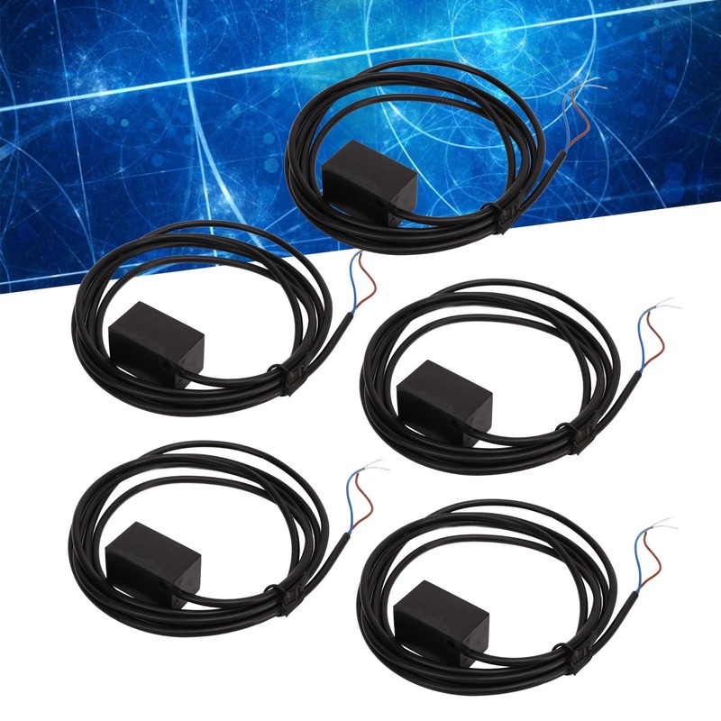 5Pcs Inductive Proximity Switch 5mm Distance IP68 Normally Open 2