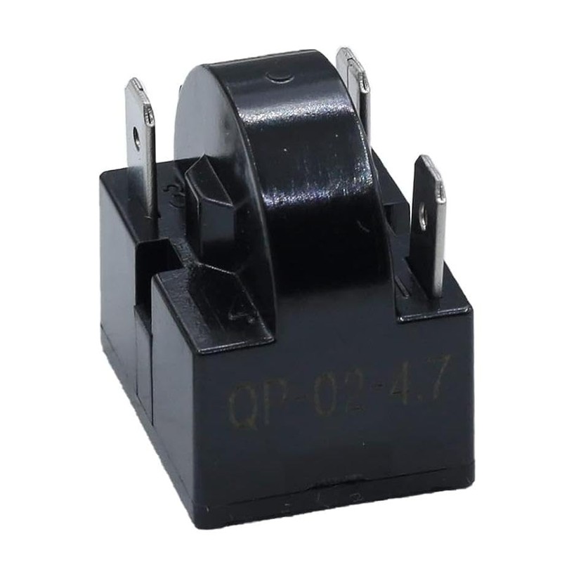 QP2-4R7 3-Pin Starter Relay and 6750C-005P Overload Protector Combo, Universal