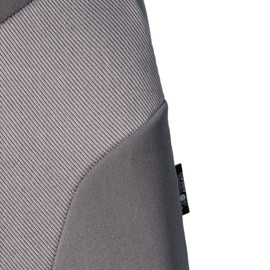 FH Group Car Seat Covers Front Set Cloth - Universal Fit, Automotive Seat Covers, 1-Piece Front Seat Covers, Airbag Compatible, Washable Car Seat Cover for SUV Front Set GrayBlack