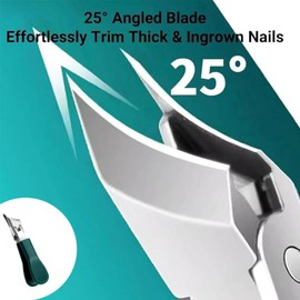 Eagle Beak Nail Clippers, Eagle Beak Beveled Nail Clippers, breite Backe Schräge Nagelknipser, 3Piece Set für Damen und Herren Spritzschutz Nagelknipser mit abgeschrägter Form