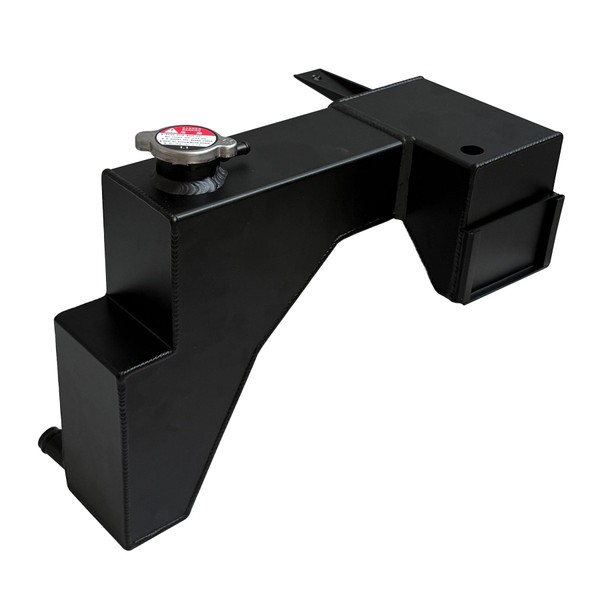 HCHCSPEED Aluminum Coolant Reservoir Ovewflow Tank W/Cap Without sensor Compatible