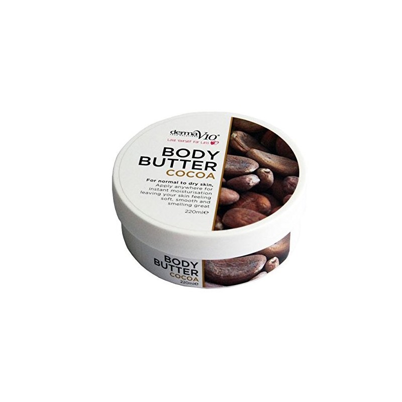Derma V10 Cocoa Body Butter, 220ml