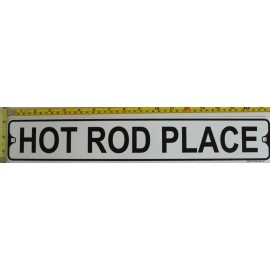 Mr Bill Metal Street Sign Hot Rod Place Auto Racing Nascar Man Cave Bar Decor 3"x18"