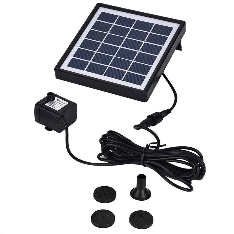 1.5W miniature Brush Less Aquarium Fountain Pond Solar Submersible Water