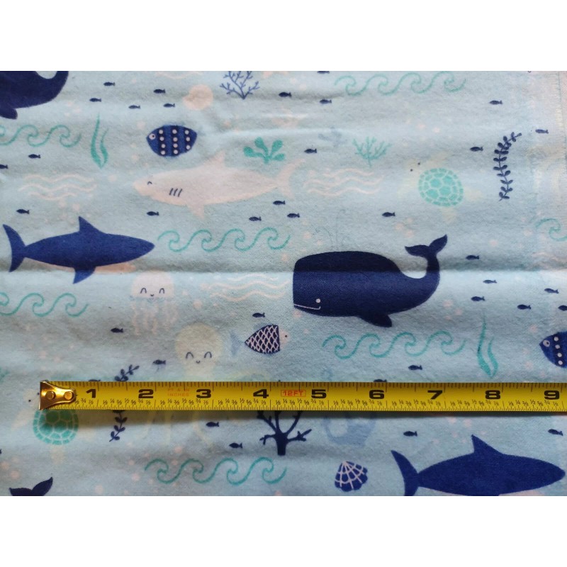 Little Feet Boutique set of 3 coordinating flannel fat quarters