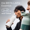 BRITA LARQ Essential Water Bottle (1 L) Black Stainless Steel